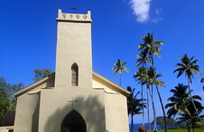 Kalaupapa na ostrově Molokai, dodnes zakázané místo kam byli deportováni malomocní.